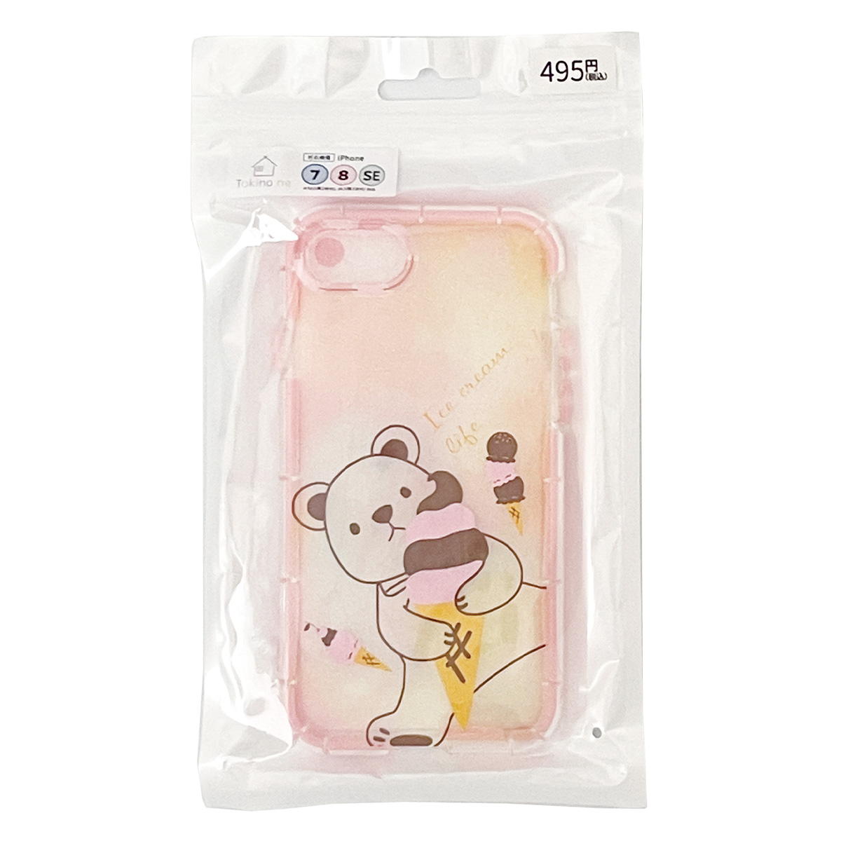 【まとめ買い】Tokinone PB.dolceもわっとベアiPhoneケース 7 8 SE1523/000080