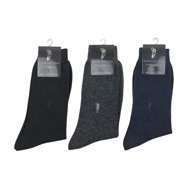 【まとめ買い】靴下 ソックス メンズ 紳士 男性 ビジネスソックスアソート ポロ 25-26cm 1523/001025