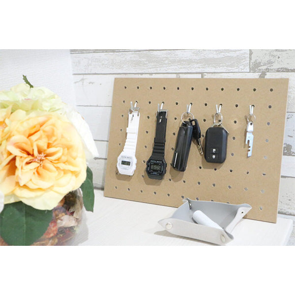 【まとめ買い】有孔ボード 縦29.7cm×横21cm 1523/001064