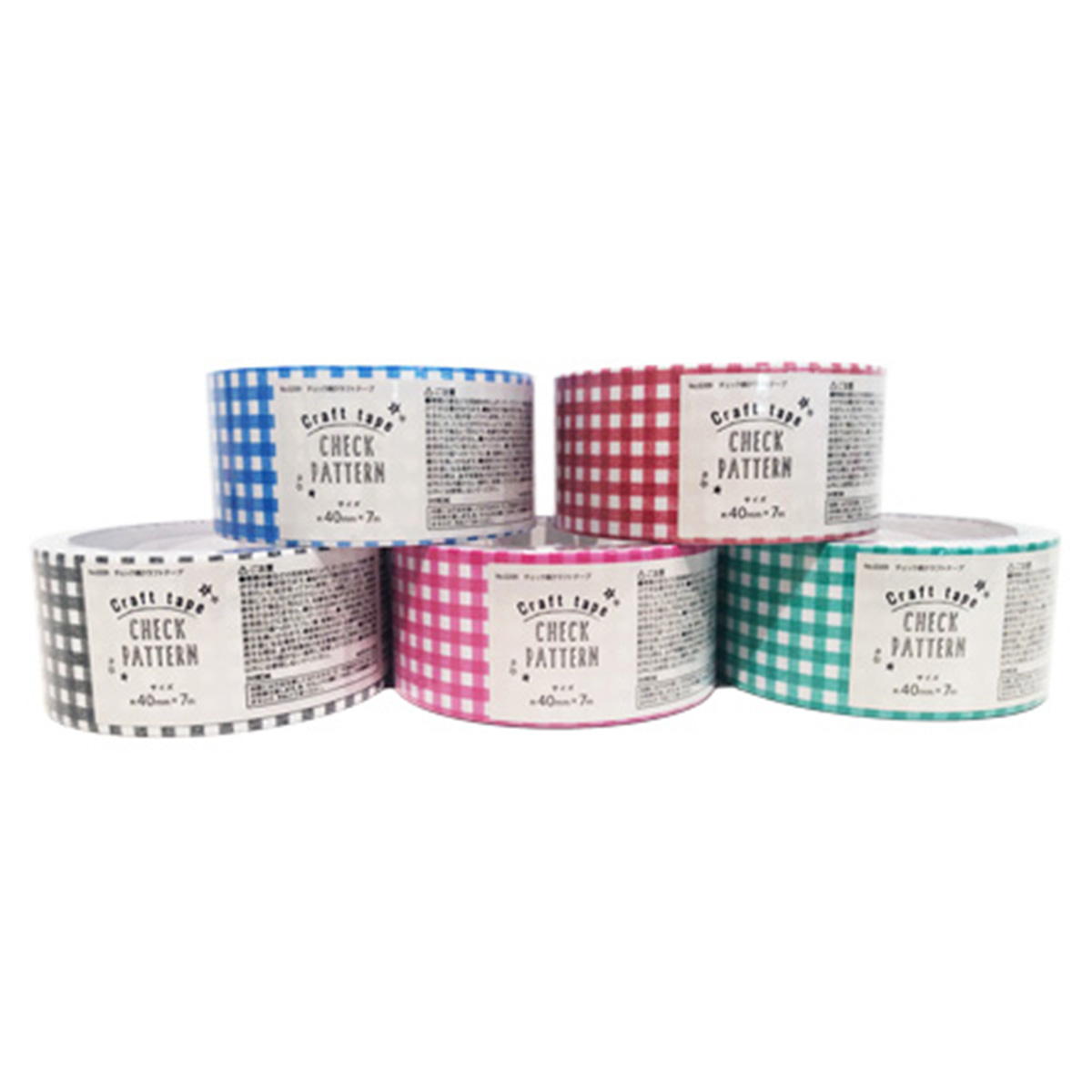 まとめ買い】チェック柄クラフトテープ0892/001447 | ワッツ