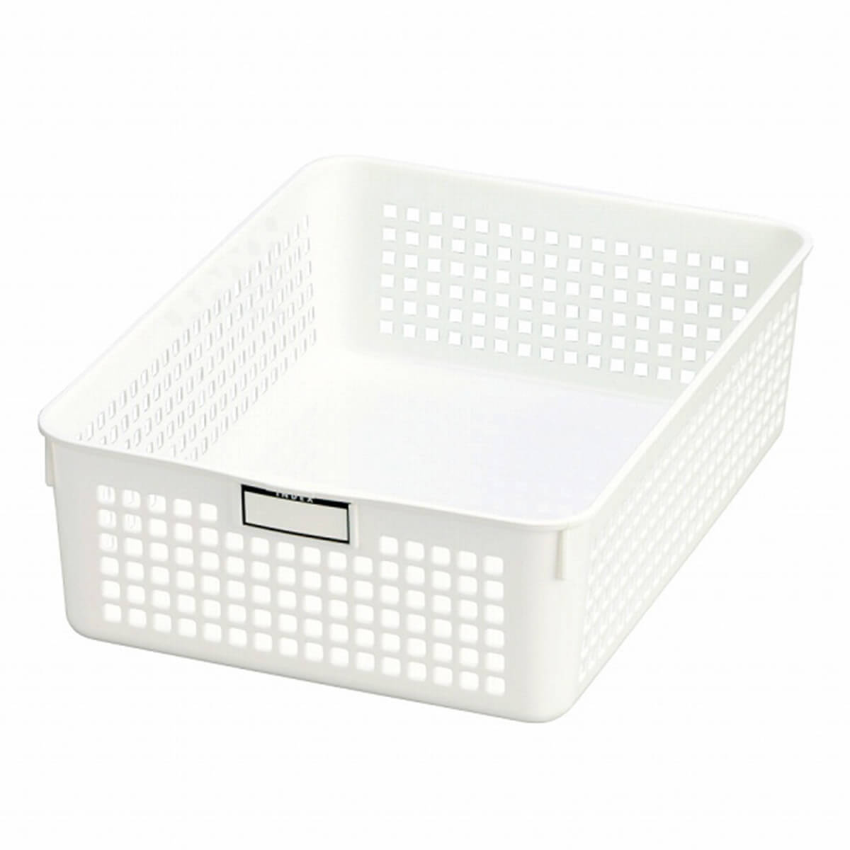 【まとめ買い】収納ケース 収納ボックス 書類整理 ネームバスケットB5 ホワイト 0978/004605