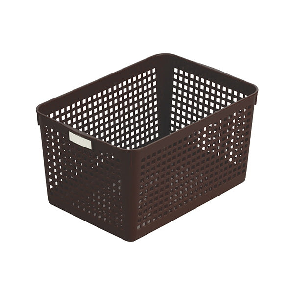 【まとめ買い】ネームバスケットディープ ブラウン 0978/004609