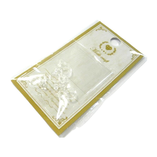 【まとめ買い】シェリ ノンホールピアス カン付クリア 0890/007780