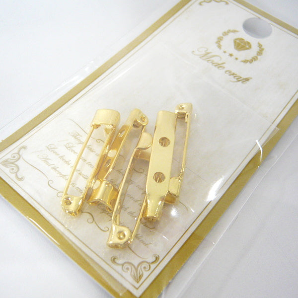 【まとめ買い】ブローチピン ピン ゴールド ハンドメイドパーツ 手芸パーツ 0890/007875