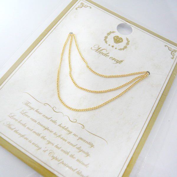 【まとめ買い】ネックレスチェーン TYPE1 40cm 0890/007878