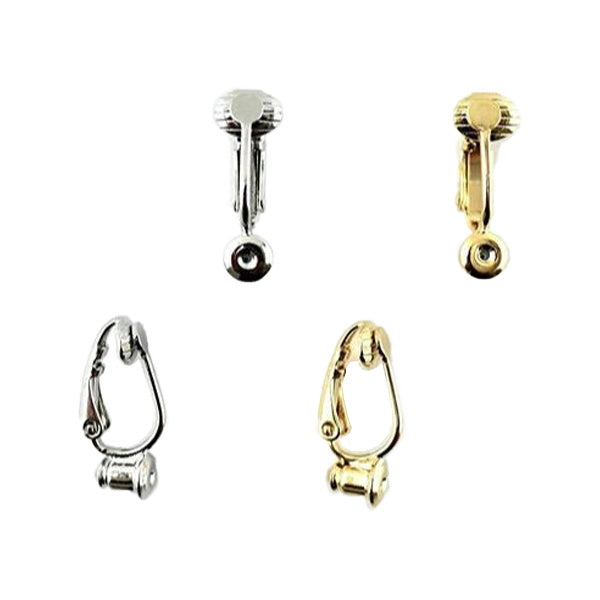 【まとめ買い】イヤリングパーツ 真鍮 シェリ イヤリングコンバーター ゴールド 2個入 0890/012412