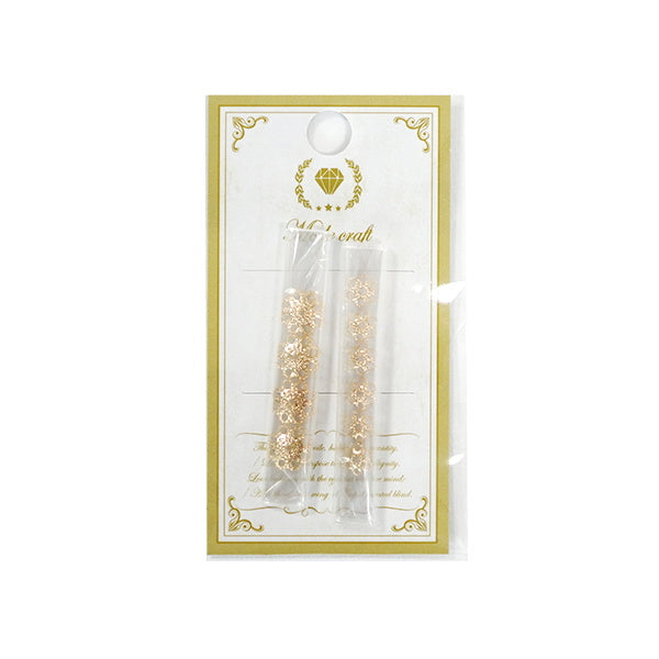 【まとめ買い】シェリ 菊座6mm、8mmセット ゴールド 0890/012418