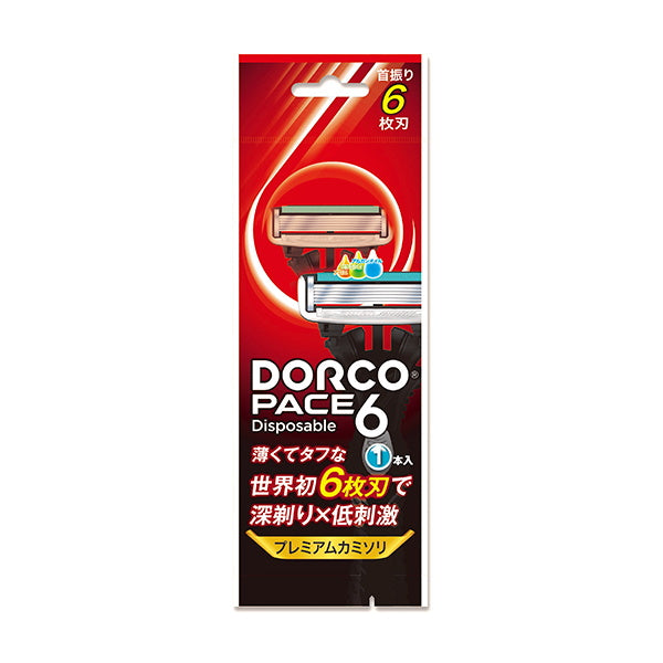 【まとめ買い】剃刀 ドルコ PACE6 6枚刃プレミアムカミソリ 9001/013712
