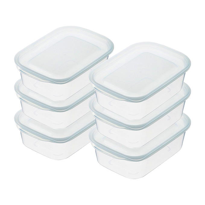 【まとめ買い】Tokinone PB.中が見やすい保存容器 400ml 6個組 0978/016212