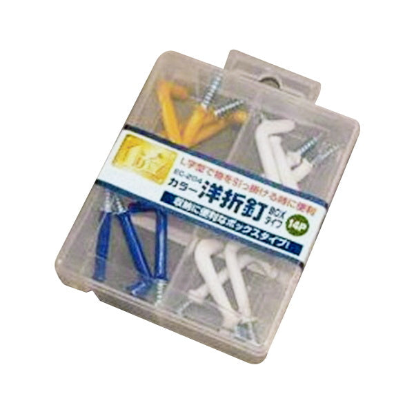 【まとめ買い】カラー洋折釘14PBOXタイプ 0330/016626