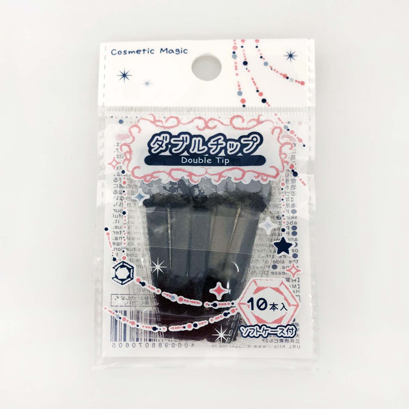 【まとめ買い】アイシャドウチップ ダブルチップ 10P 0892/017415