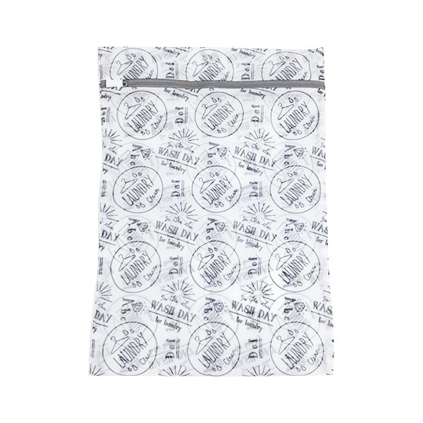 【まとめ買い】洗濯ネット ランドリーネット 英字せんたくネット 50×35cm 0510/018123