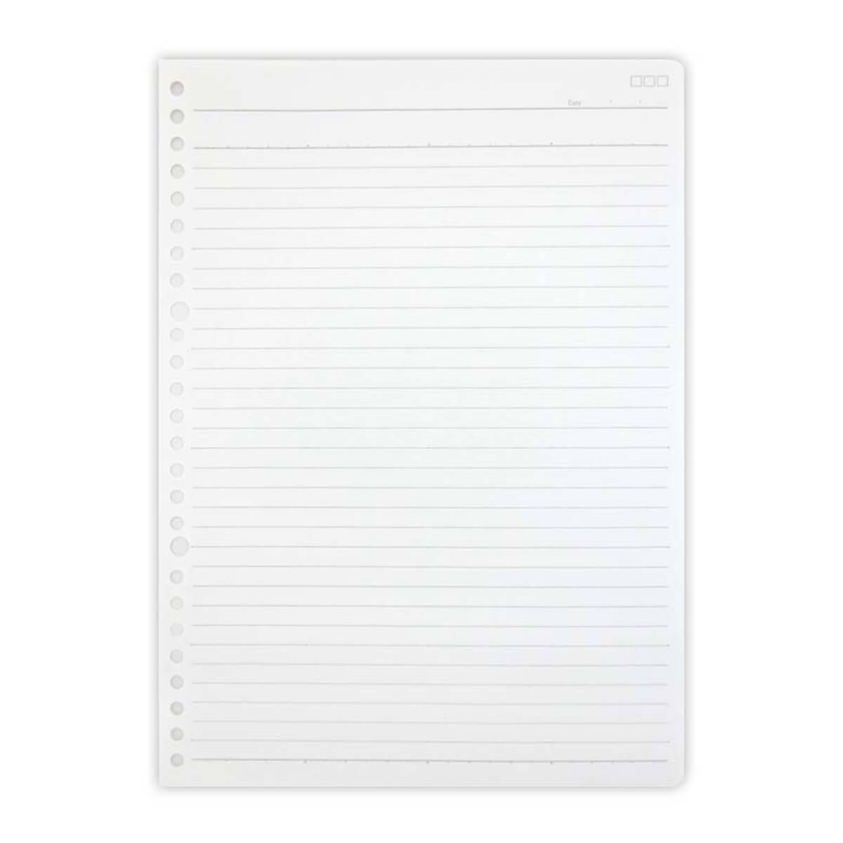 【まとめ買い】B5 ルーズリーフ A罫 60枚 26穴 0915/019211