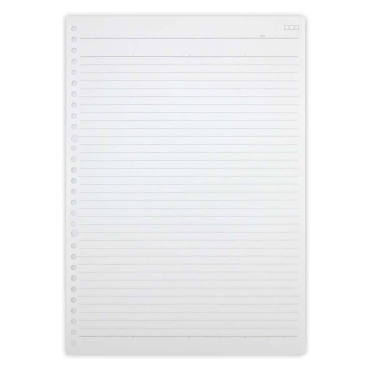 【まとめ買い】A4 ルーズリーフ A罫 50枚30穴 0915/019229