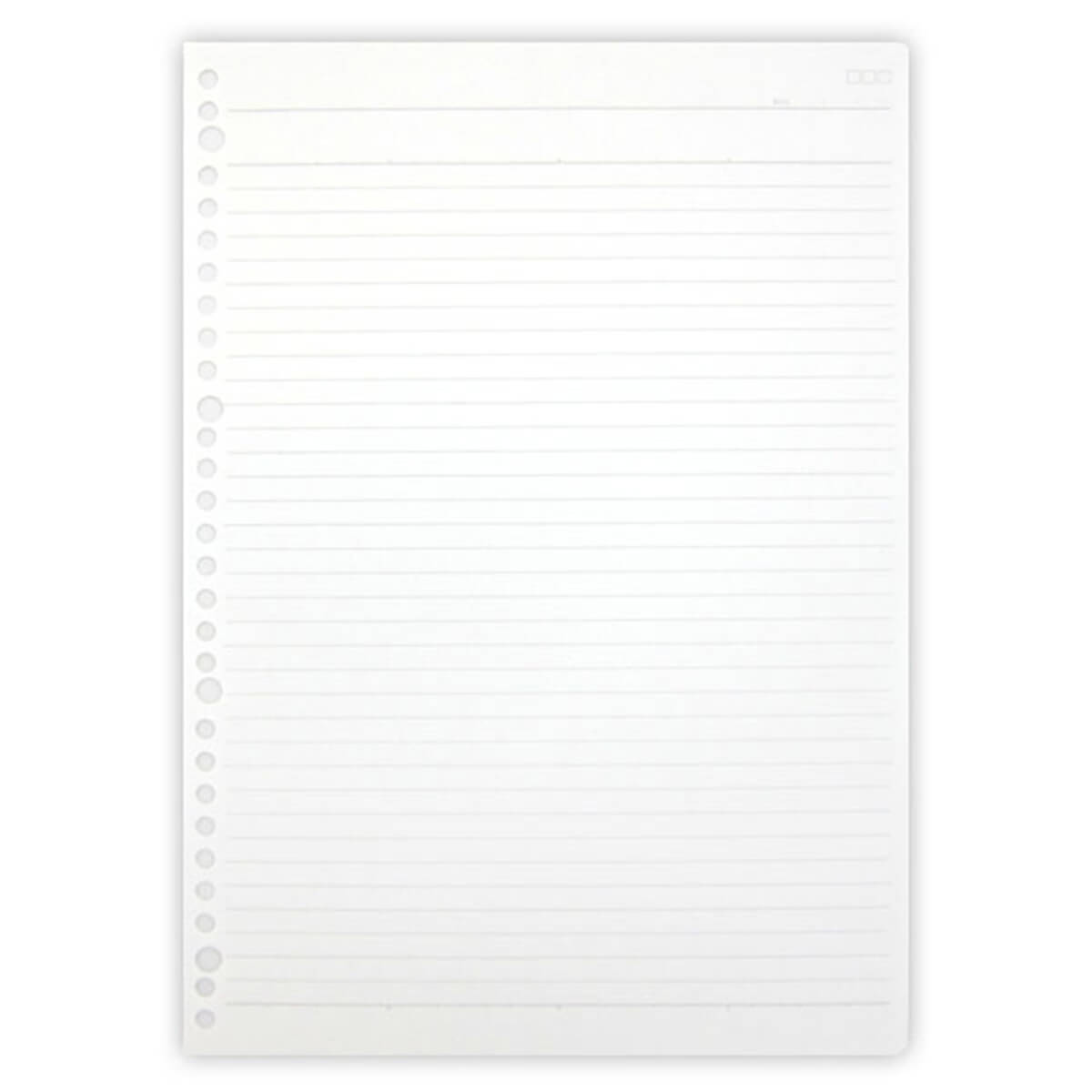 【まとめ買い】A4 ルーズリーフ A罫 50枚30穴 0915/019229