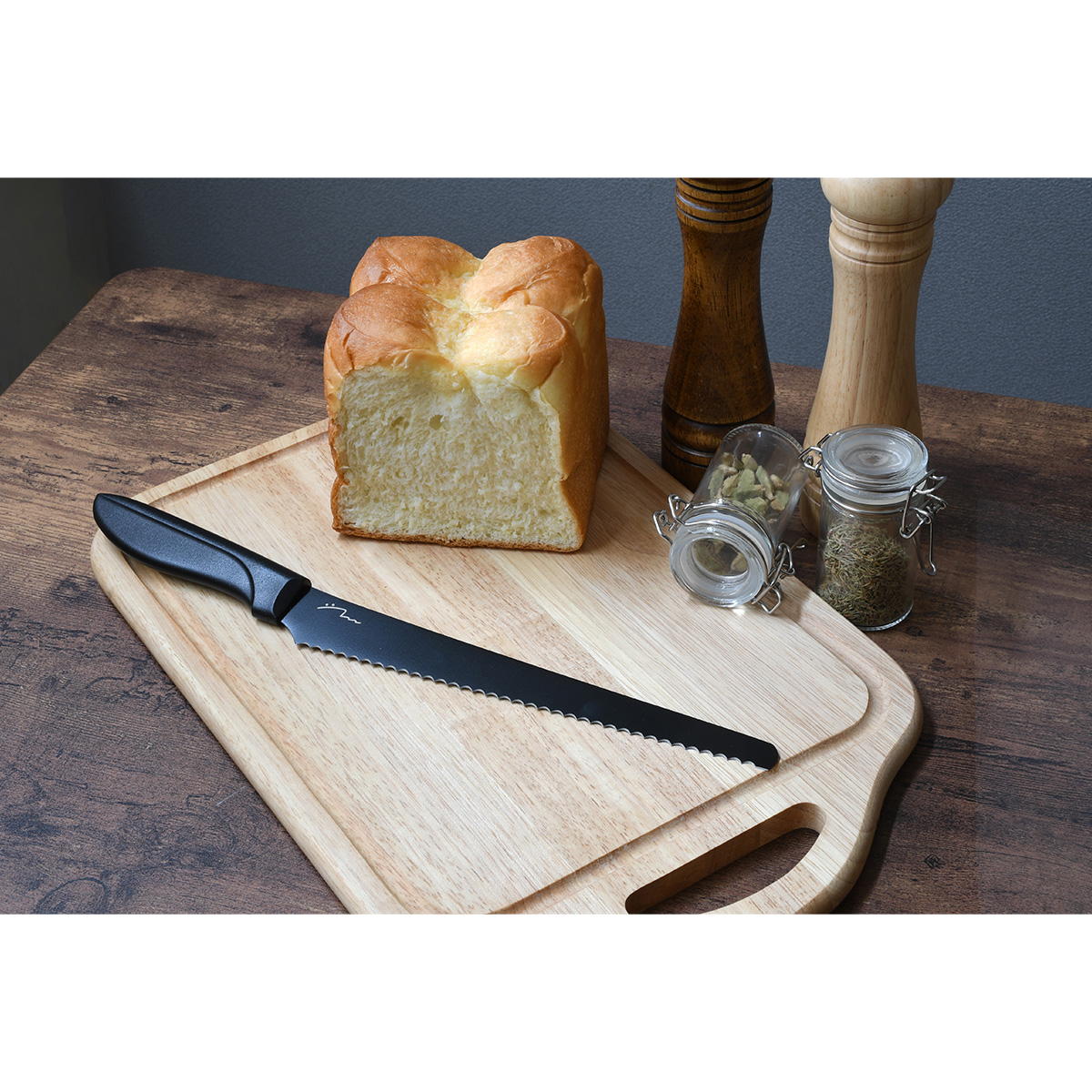 【まとめ買い】PB.藤本美貴コラボ パン切りナイフ(ふっ素)9001/019494