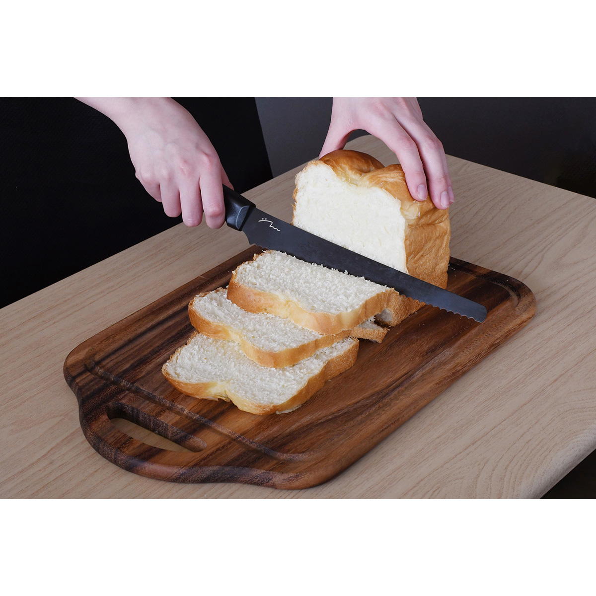 【まとめ買い】PB.藤本美貴コラボ パン切りナイフ(ふっ素)9001/019494