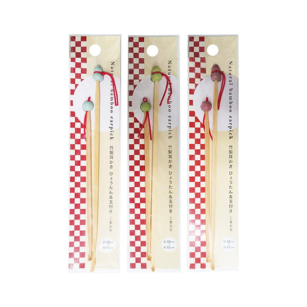 【まとめ買い】耳かき ひょうたん&玉付き 2P 0599/019728