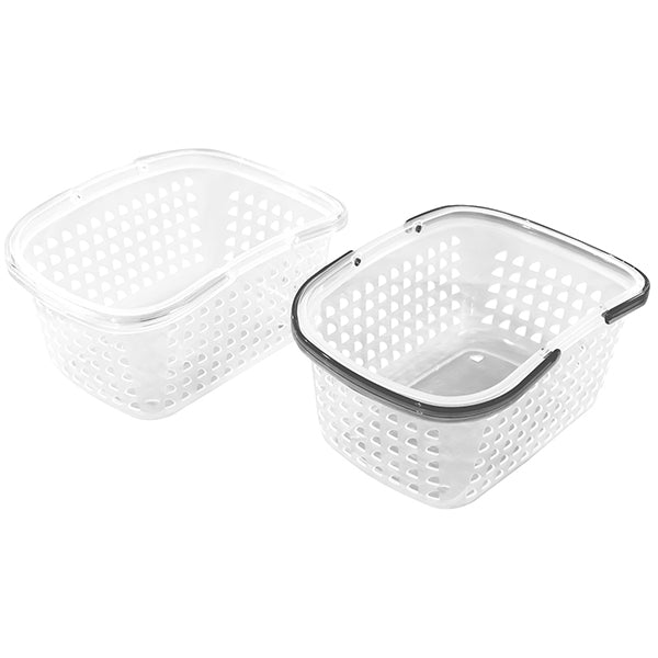 【まとめ買い】収納ボックス 収納ケース ストック収納 ハンドル付 aカラーバスケット 002 0775/020524