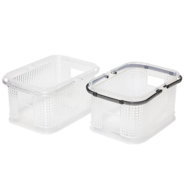 【まとめ買い】収納ボックス 収納ケース ストック収納 ハンドル付 aカラーバスケット 005 0775/020527