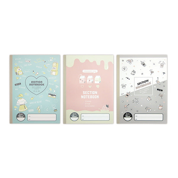 【まとめ買い】セミB5 5mm方眼ノート Sweet 40枚 0915/020834