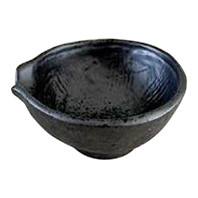 【まとめ買い】Tokinone PB.黒結晶片口小鉢 0530/021265