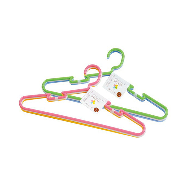 【まとめ買い】物干しハンガー CB プレーンハンガー3本組 0520/021839