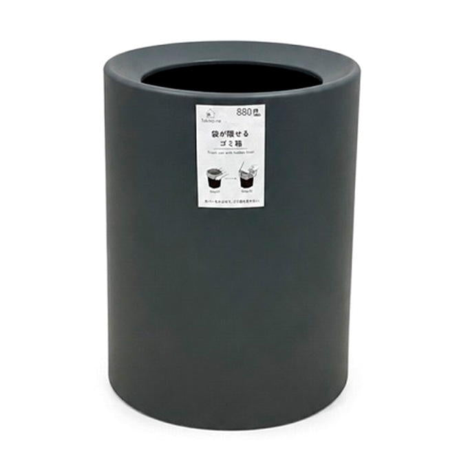 まとめ買い】Tokinone PB.袋が隠せるゴミ箱 丸形 6L DGY 1635/022113