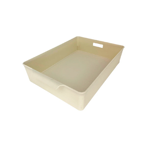 【まとめ買い】収納ボックス 収納ケース A4サイズ ラッセ バスケット A4 アイボリー 0847/024249