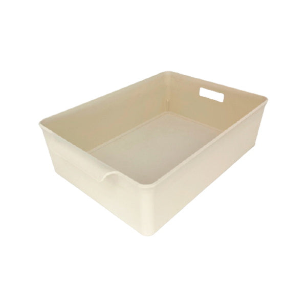 【まとめ買い】収納ボックス 収納ケース ラッセ バスケット B5 アイボリー 0847/024254