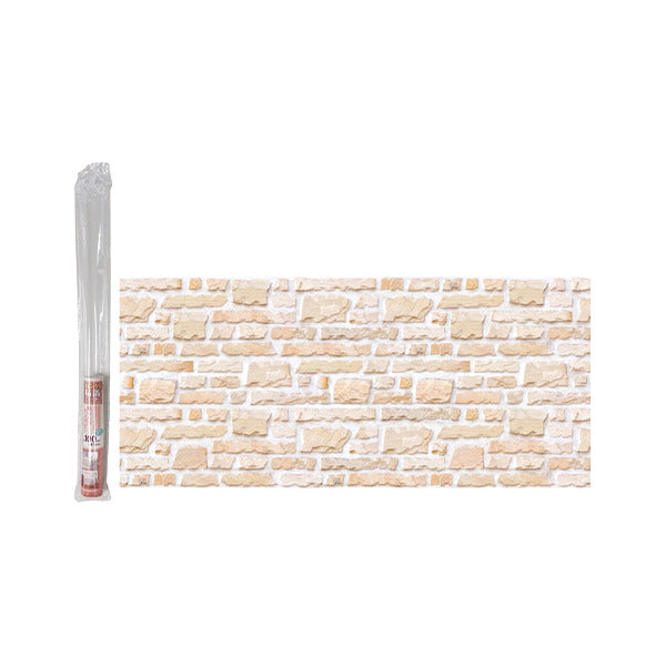 【まとめ買い】ロングデコレーション粘着シート アンティークレンガ 45×100cm 0474/025547
