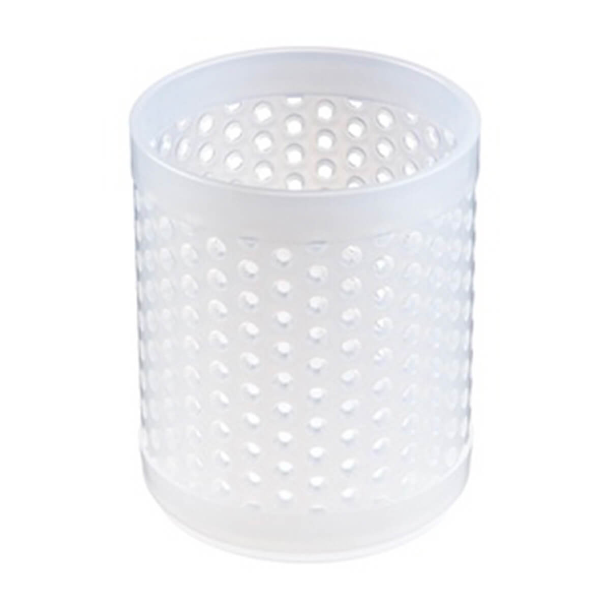 【まとめ買い】収納ボックス 文具収納 卓上収納 小物入れ ウィズ539 丸型 8.4cm×0cm×10.4cm 0978/026195