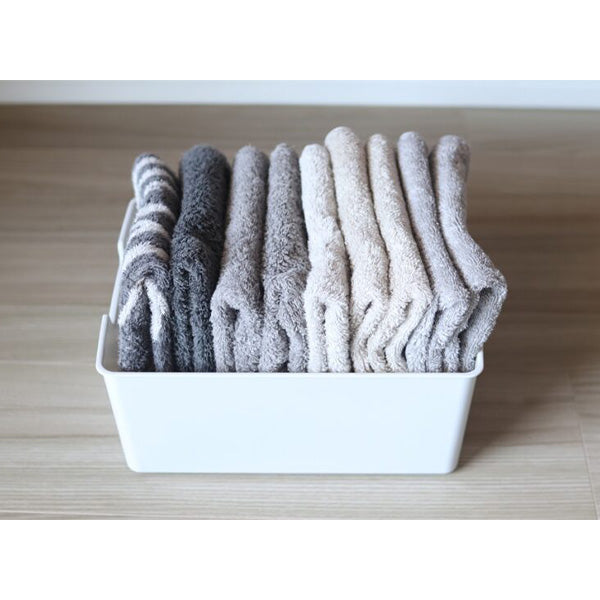 【まとめ買い】収納ケース ストレージボックス ショート グレー 0775/026252