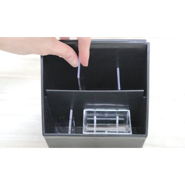 【まとめ買い】DeskLabo プチポケット ホワイト 卓上収納ケース 0847/026714