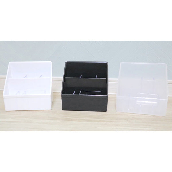 【まとめ買い】DeskLabo プチポケット ホワイト 卓上収納ケース 0847/026714