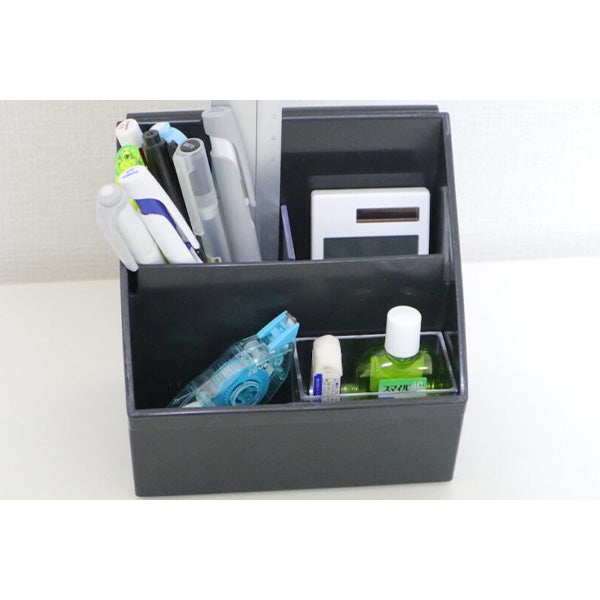 【まとめ買い】DeskLabo プチポケット ホワイト 卓上収納ケース 0847/026714