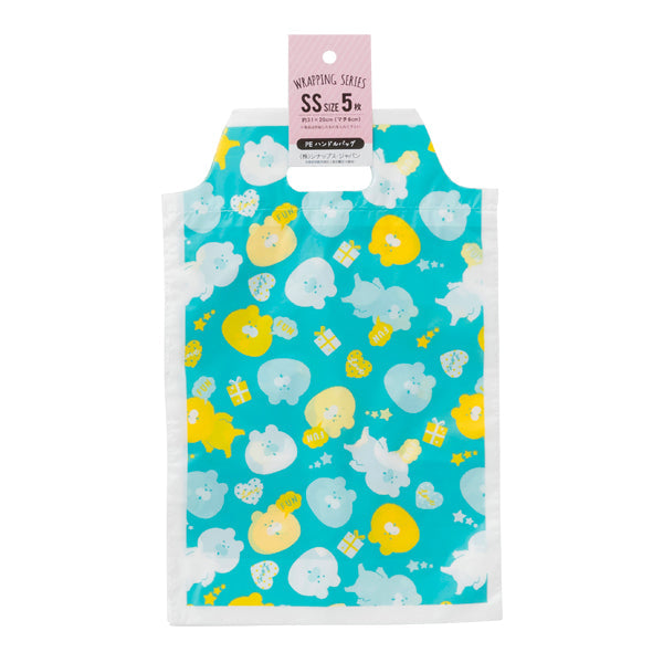 【まとめ買い】PEハンドルバッグ SS 5枚 アニマルキャラ 0936/027218