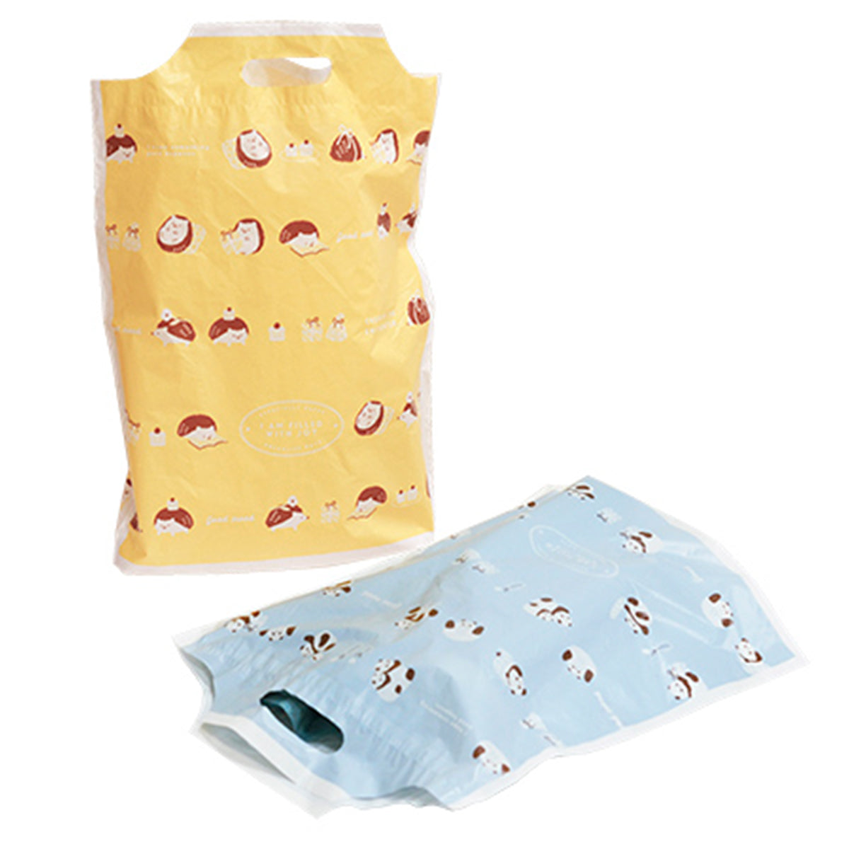 【まとめ買い】ギフトバッグ プレゼント用バッグ ラッピング袋 PEハンドルバッグ M 3枚 アニマルキャラ 0936/027220