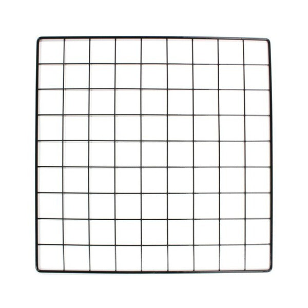 【まとめ買い】ワイヤーネット フリーマルチネット 約355×355mm ブラック 0330/027470