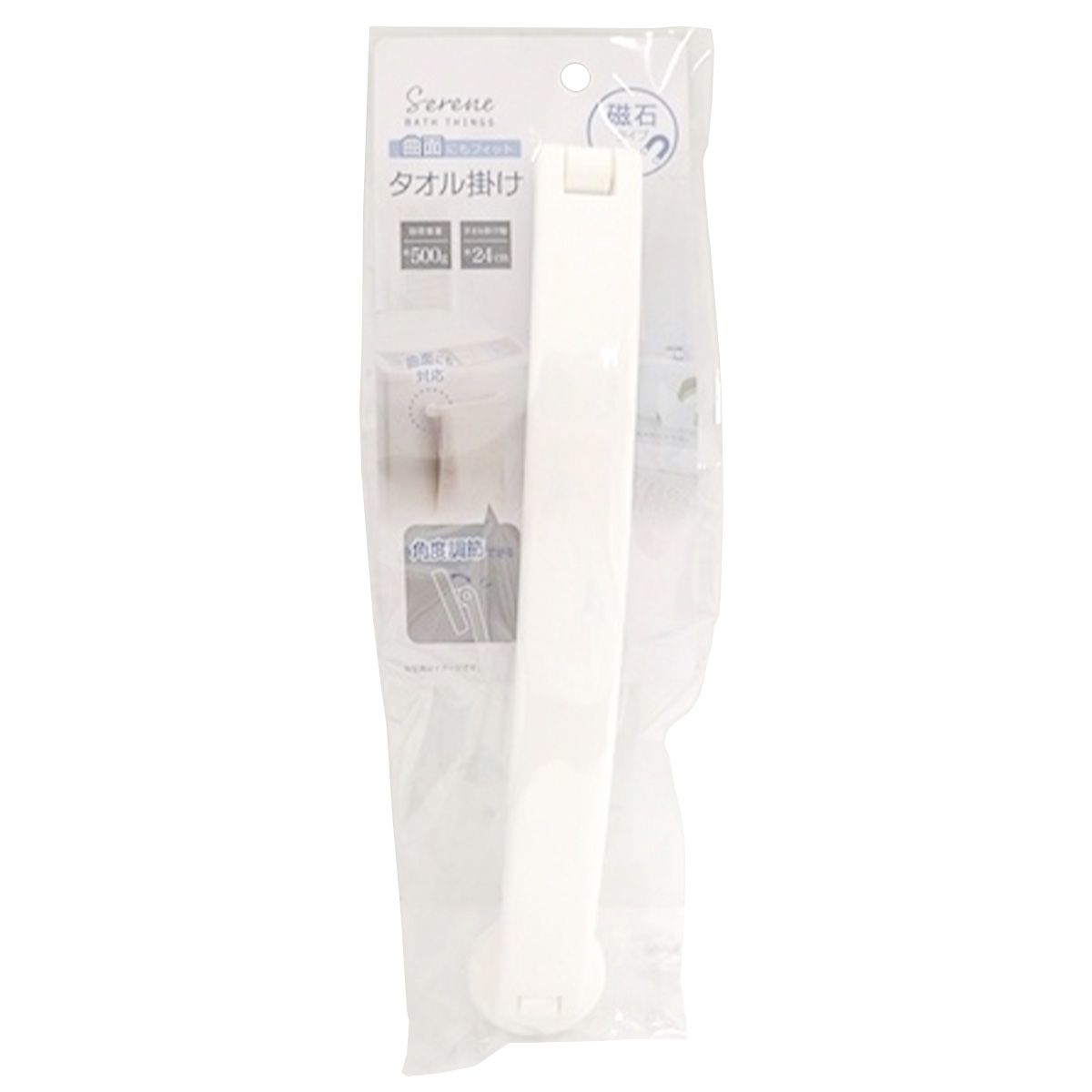 【まとめ買い】タオルハンガー 曲面フィット タオル掛け 磁石タイプ 0459/027799