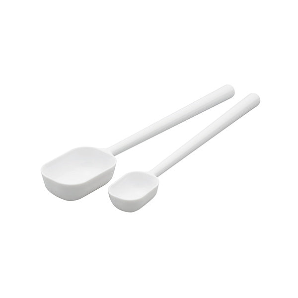 【まとめ買い】計量スプーン ロング 大さじ 小さじ 15cc・5cc ホワイト 0978/032953