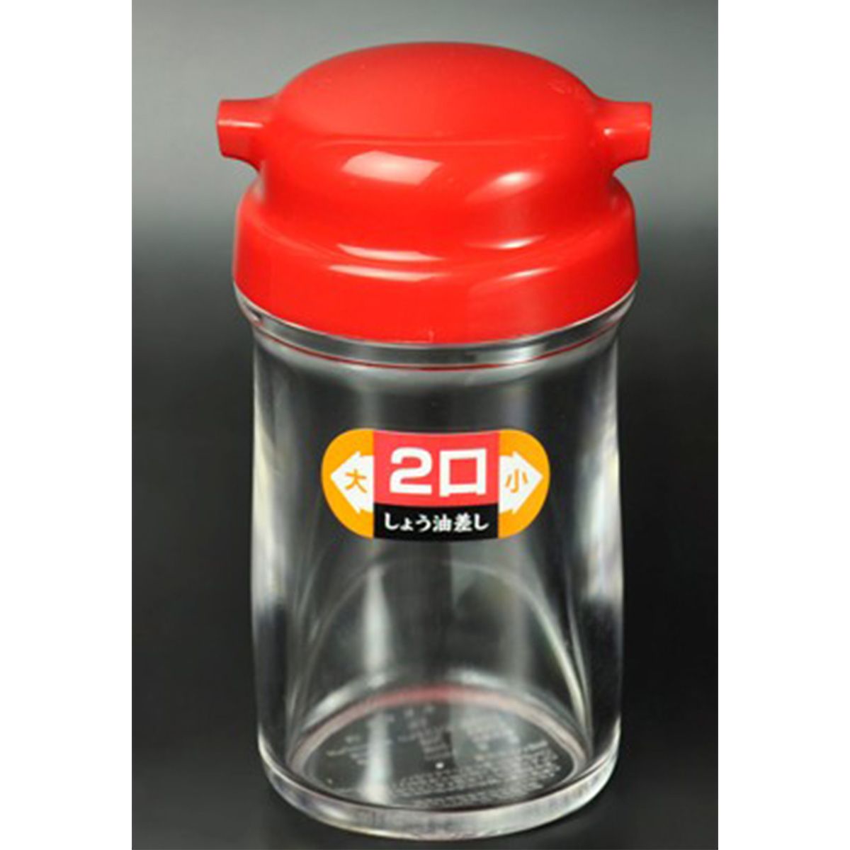【まとめ買い】2口しょう油差し レッド 0523/032982