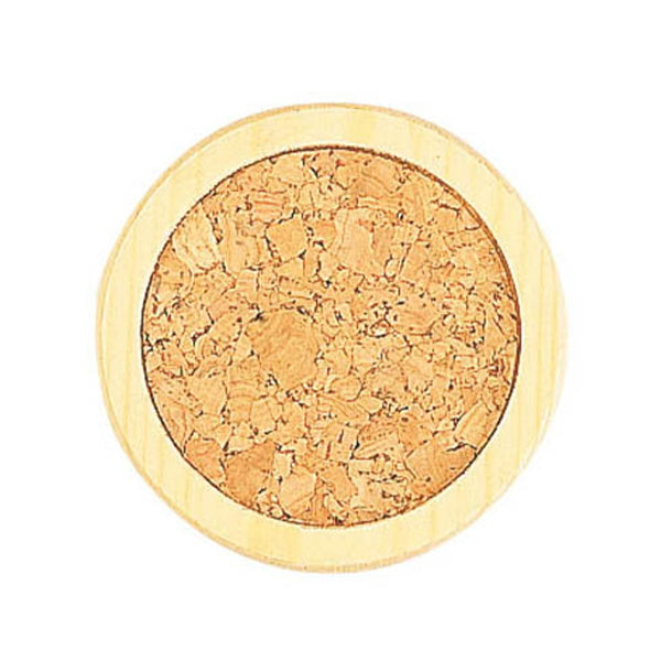 【まとめ買い】コースター コップ受け 白木コルクコースター 丸型 0599/033163