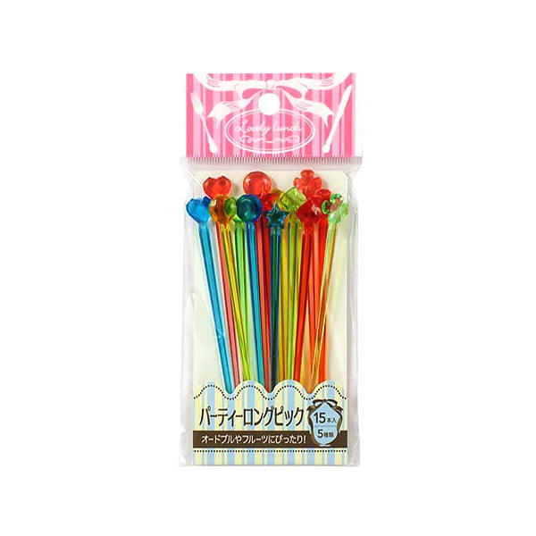 【まとめ買い】ランチピック お弁当ピック パーティーロングピック 15本入 0490/033370