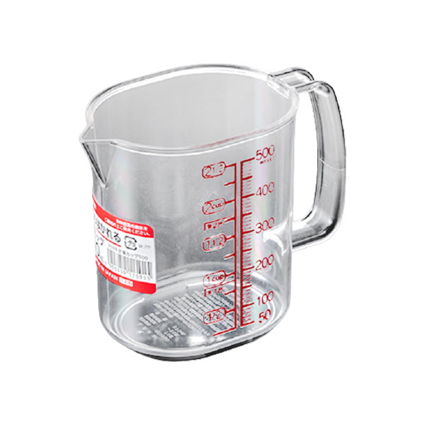 【まとめ買い】計量カップ 500ml クリア 0523/033543
