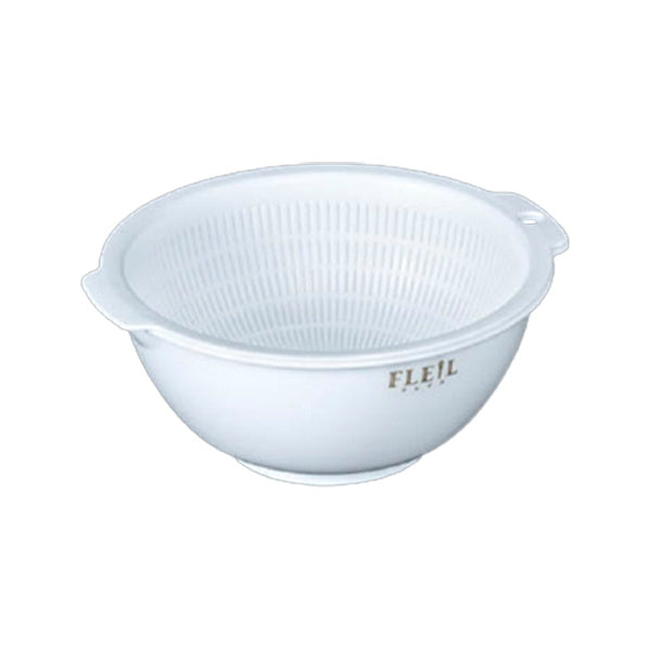 【まとめ買い】ざる 調理ザル ストレーナー フレイユ ザルボウル S ホワイト 0523/033858