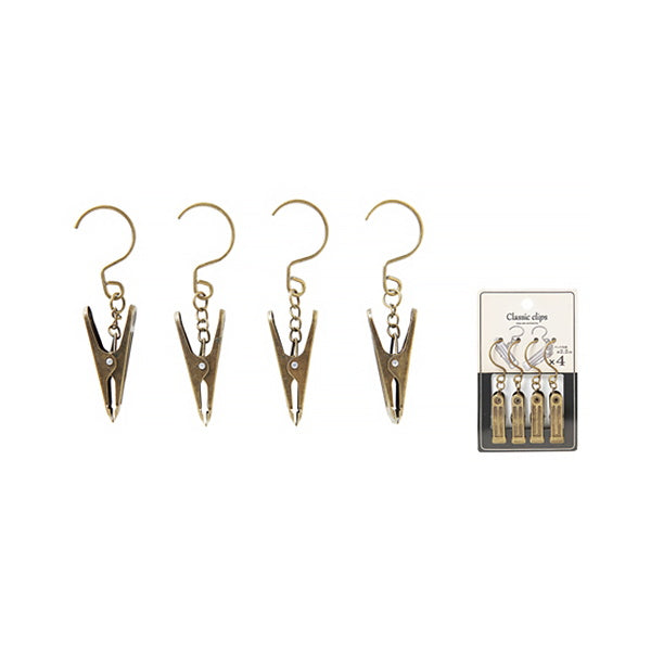 【まとめ買い】アンティーク調カーテンクリップ 0892/034702