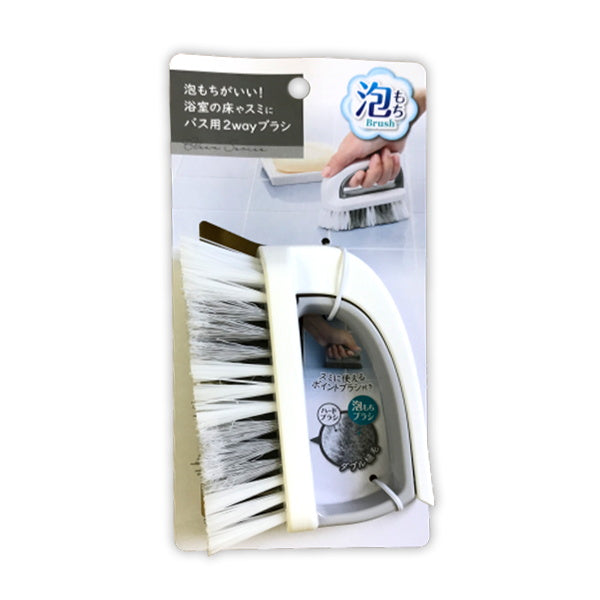 【まとめ買い】浴室用スポンジ 浴槽掃除 2WAYブラシ 0459/034832