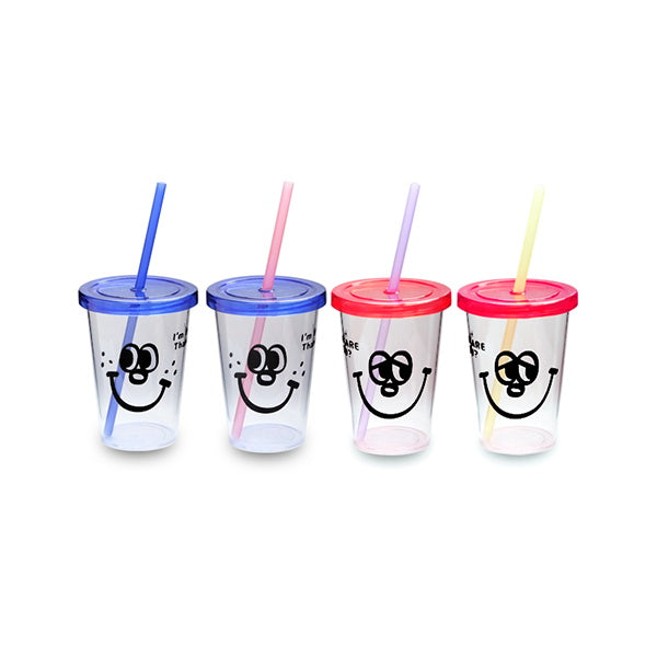 【まとめ買い】プラコップ コールドカップ トーキングフェイス 0490/035637