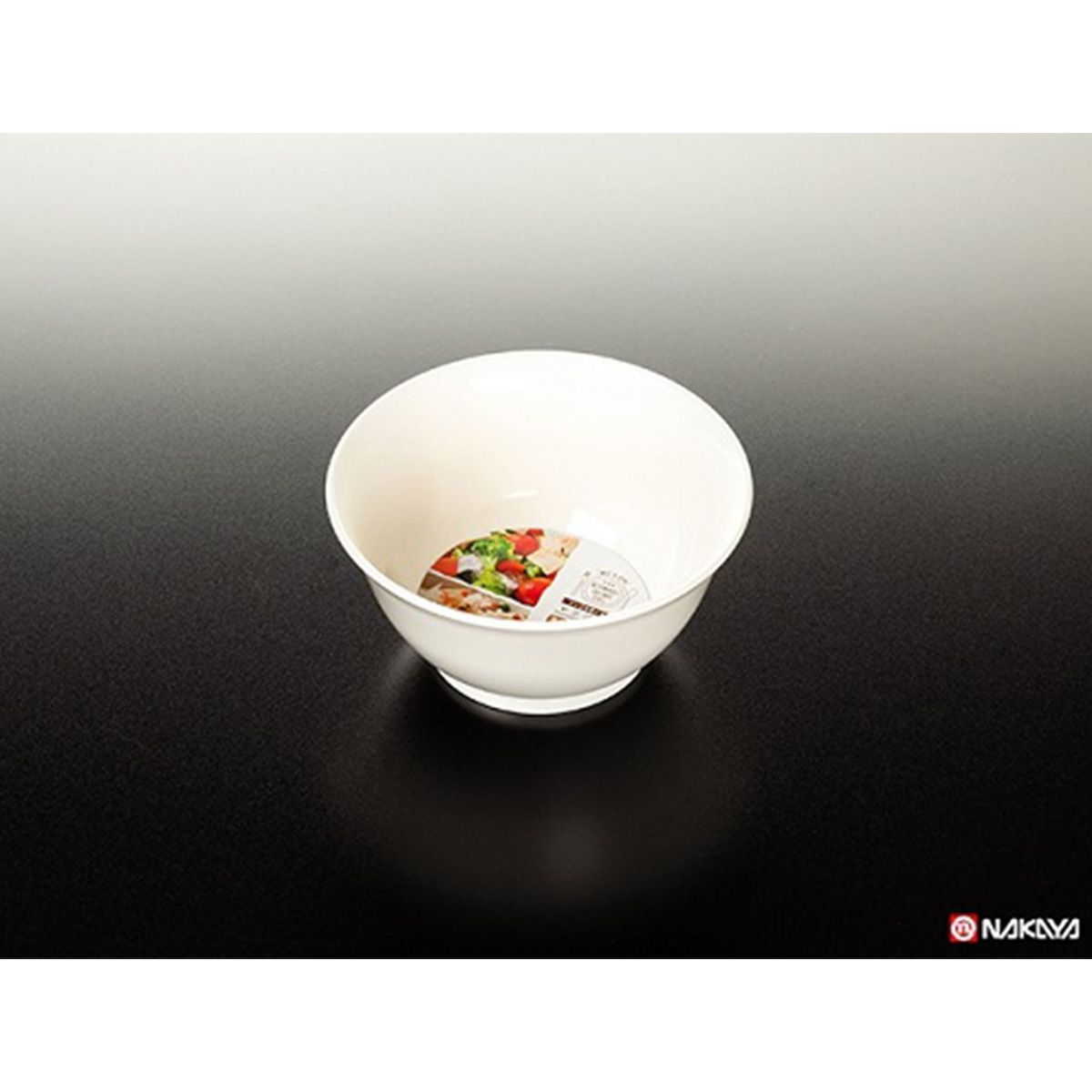 【まとめ買い】レンジ丸鉢 白 0523/036544